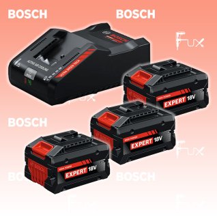 Bosch Professional Expert 3x EXBA18V-80 + EXAL18V-160 Starter-Set