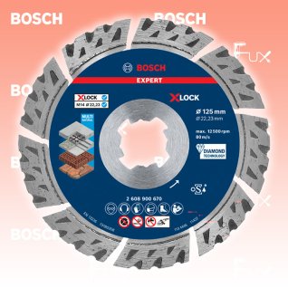 Bosch Expert MultiMat Diamant Trennscheibe X-LOCK 125 mm